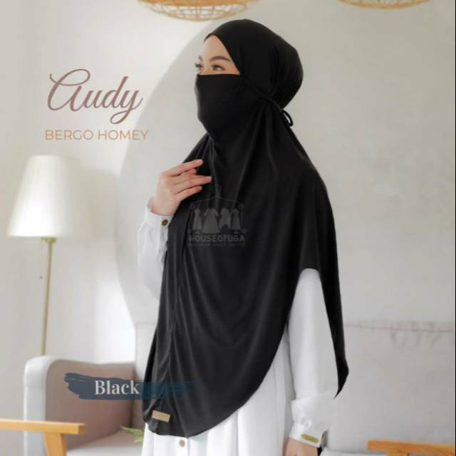 Audy House of Uga bergo masker | bergo niqob | bergo instant