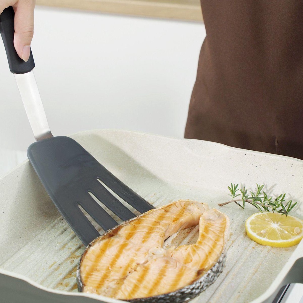 [Elegan] Turner Set Telur Dapur Pancake Flipper Silikon Tahan Panas Alat Masak