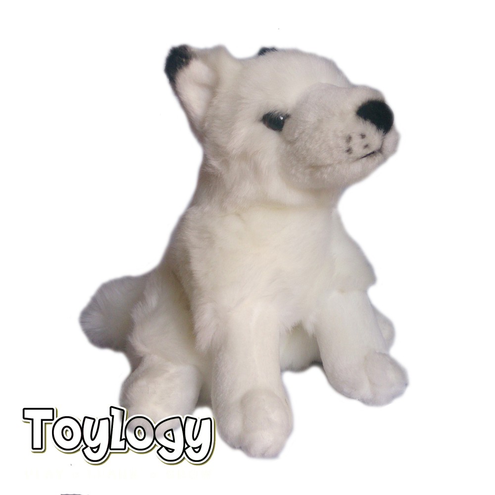 Boneka Hewan Rubah Putih Artic Fox Doll 9 Shopee Indonesia