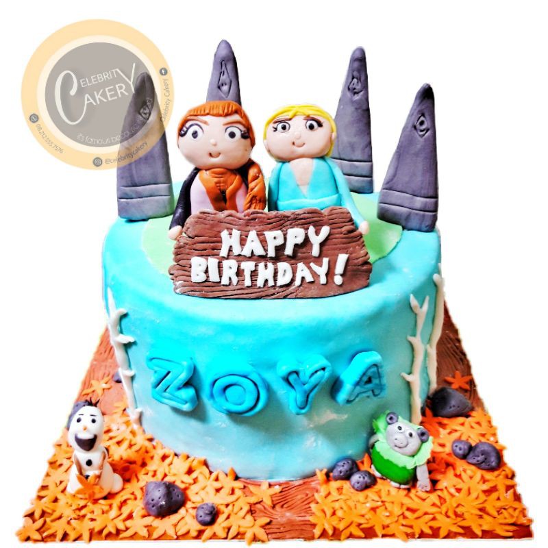 

FROZEN Full Fondant Cake