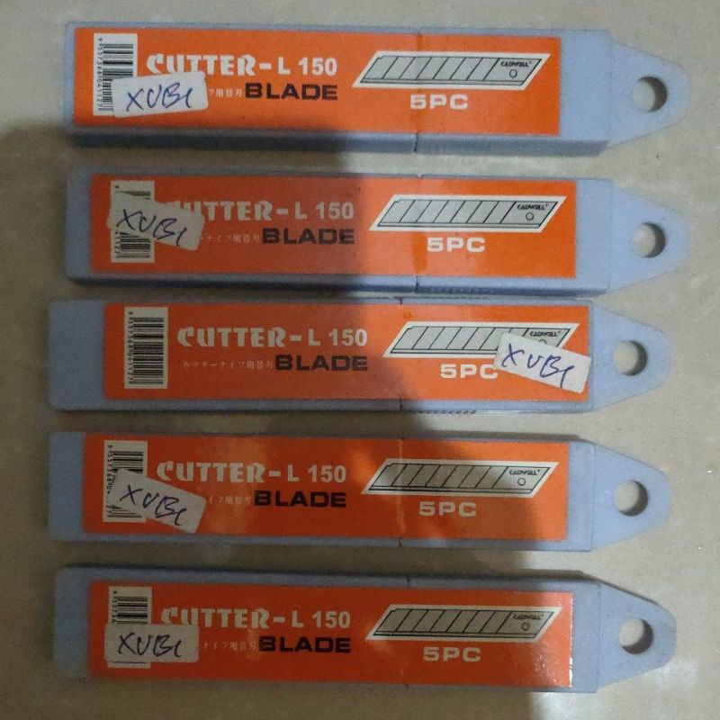 

isi cutter besar L 150 blade isi 5 pcs