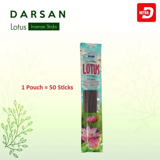 Dupa India Aromaterapi Red Bathi Darshan Lotus 50s 1Pack