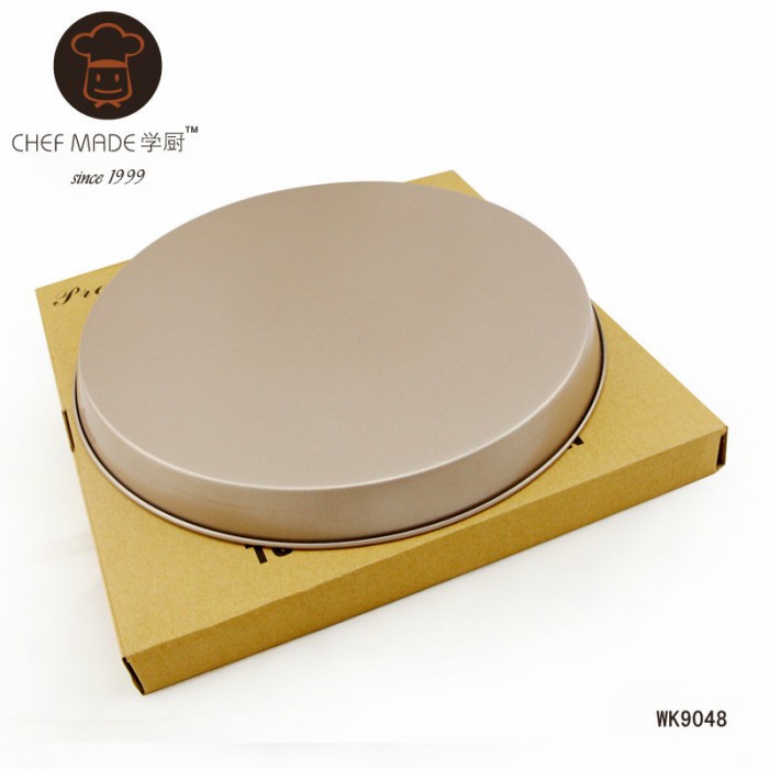 chefmade wk9048 deep pizza pan 10inch / loyang pizza