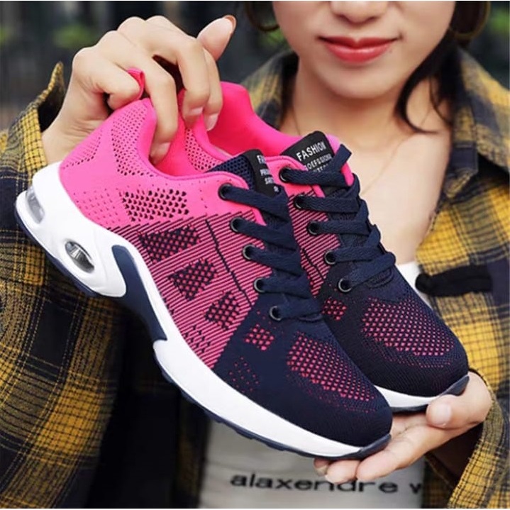 Favorite &quot;FREE BOX&quot; Running Shoes Korea Sepatu Sport Wanita Sepatu Cassual Wanita Sneakers Modern 9132