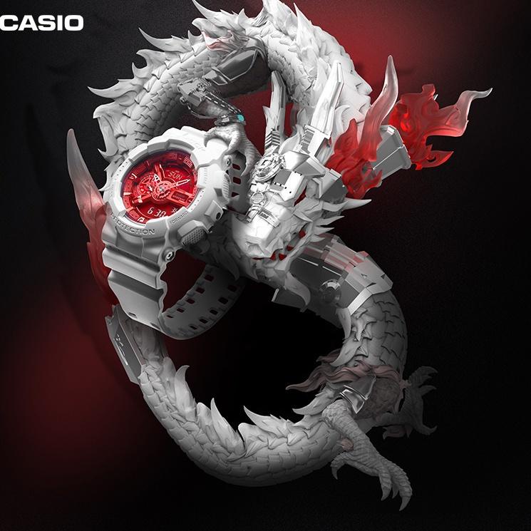 Sudah READY.. G-SHOCK GA-110DBR-7APFL Chinese Dragon Design GA110 Wrist Watch Fashion Watch