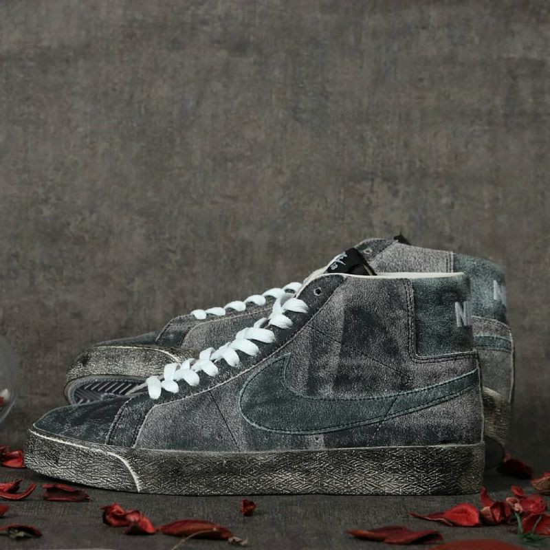 NIKE BLAZER MID 77 GREY GREEN