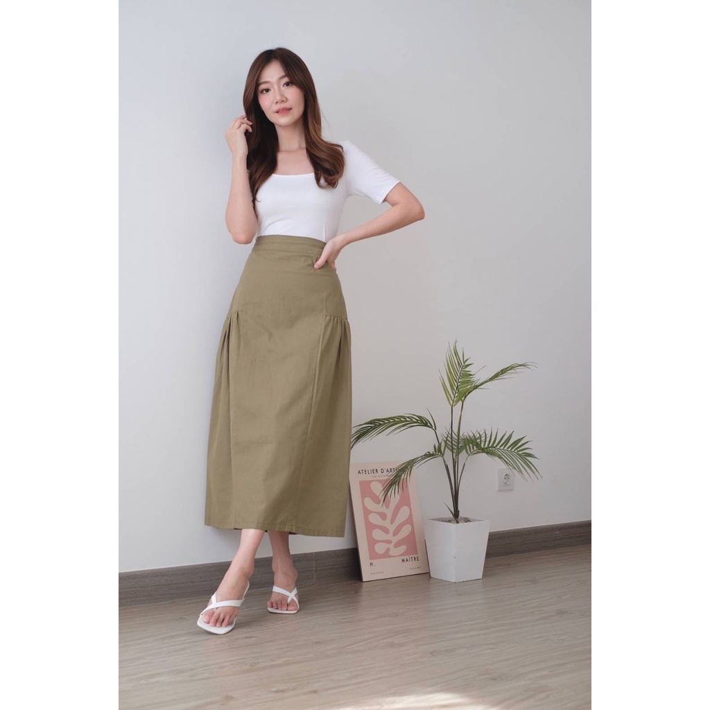 FWR - ELEANOR LINEN STRDI SKIRT