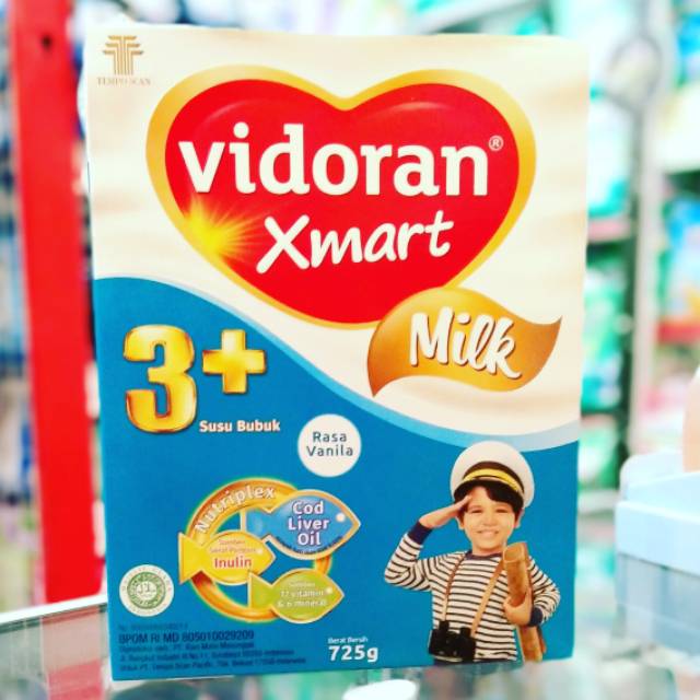 Vidoran Xmart 3+ vanila 725gr