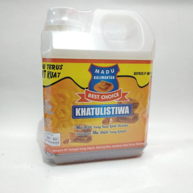 

Madu Hutan Kalimantan Khatulistiwa 1 kg x Madu Mujahid 1 kg