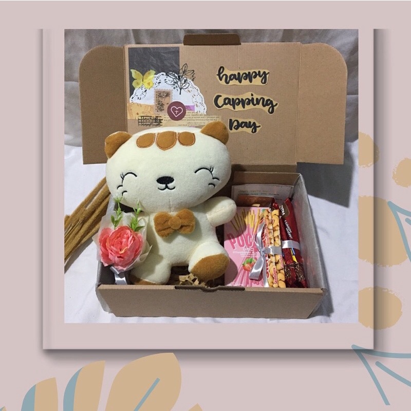 

Giftbox/Hampers box/Kado ulang tahun/Sidang kompre/Wisuda