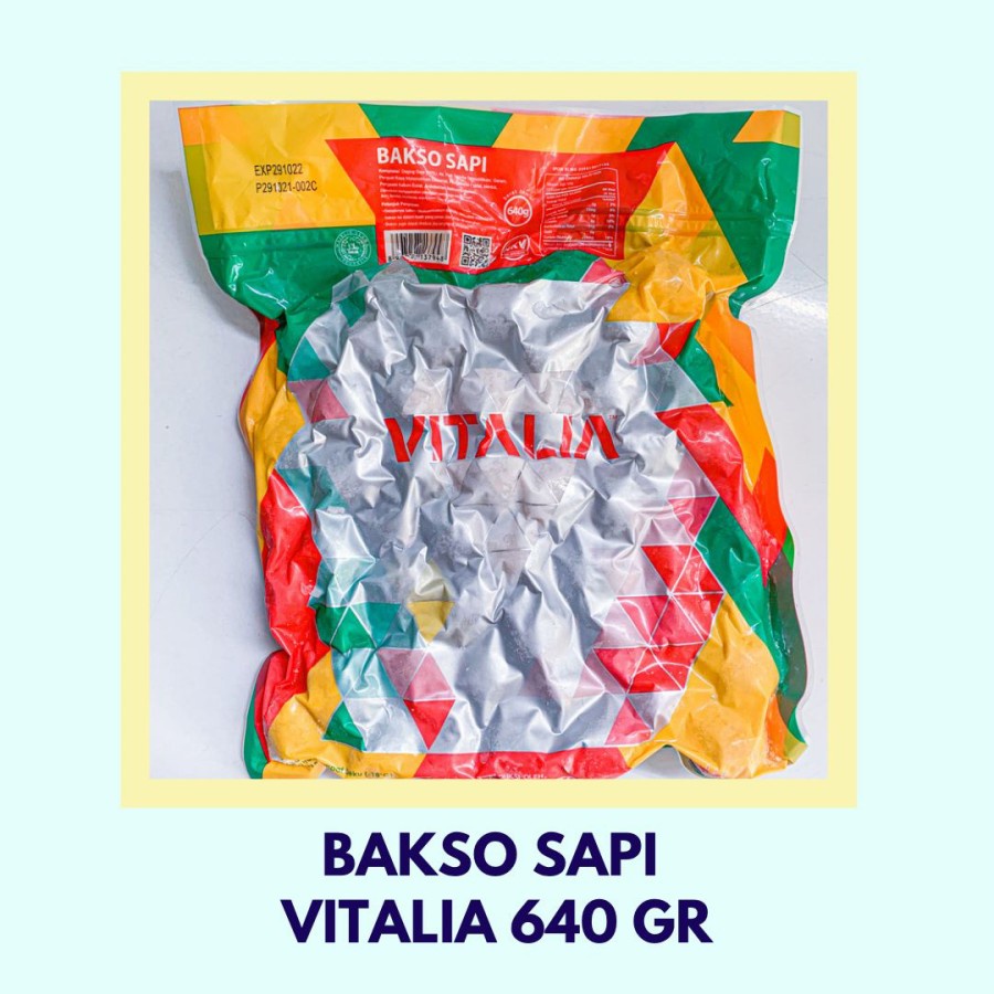 Baso / Bakso Vitalia 640gr by Bernardi - FROZEN FOOD