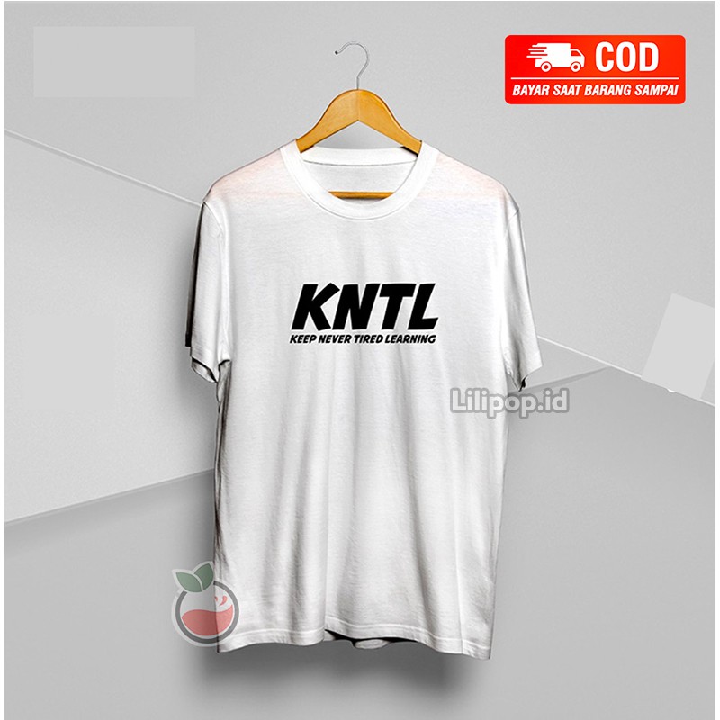 Kaos Tshirt Pria KNTL Atasan Lengan Pendek Baju Basic