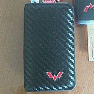 Dompet Kunci STNK + sim Mobil Wuling motif carbon