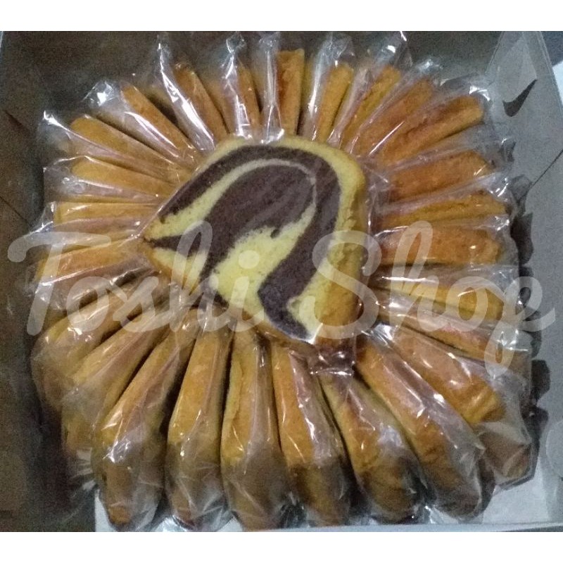 

Marble Cake Doeloe Reguler Pack/Kue Marmer Jadul