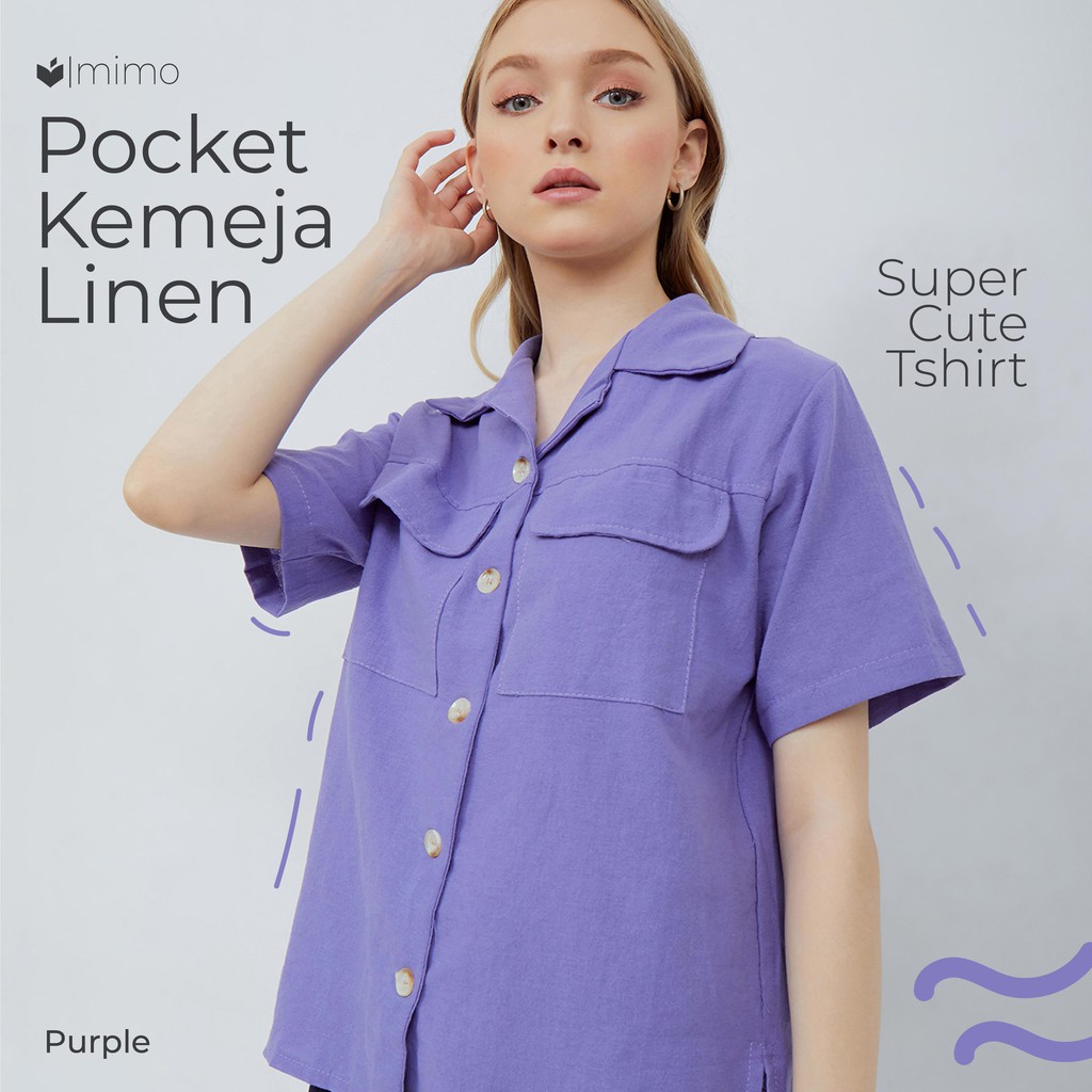 Pocket Kemeja Linen