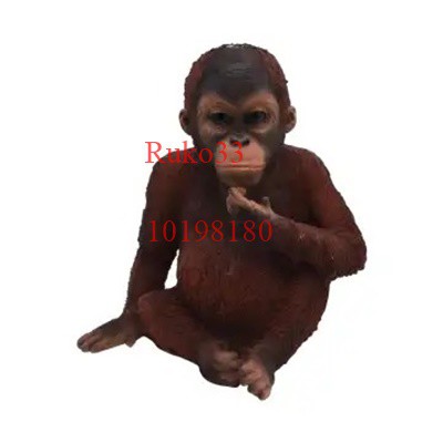 Patung Taman Baby Orang Utan / patung taman hias / patung taman
