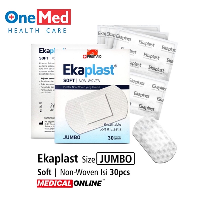 PLESTER LUKA EKAPLAST SOFT NON WOVEN ONEMED ISI 40 PER BOX MEDICALONLINE MEDICAL ONLINE