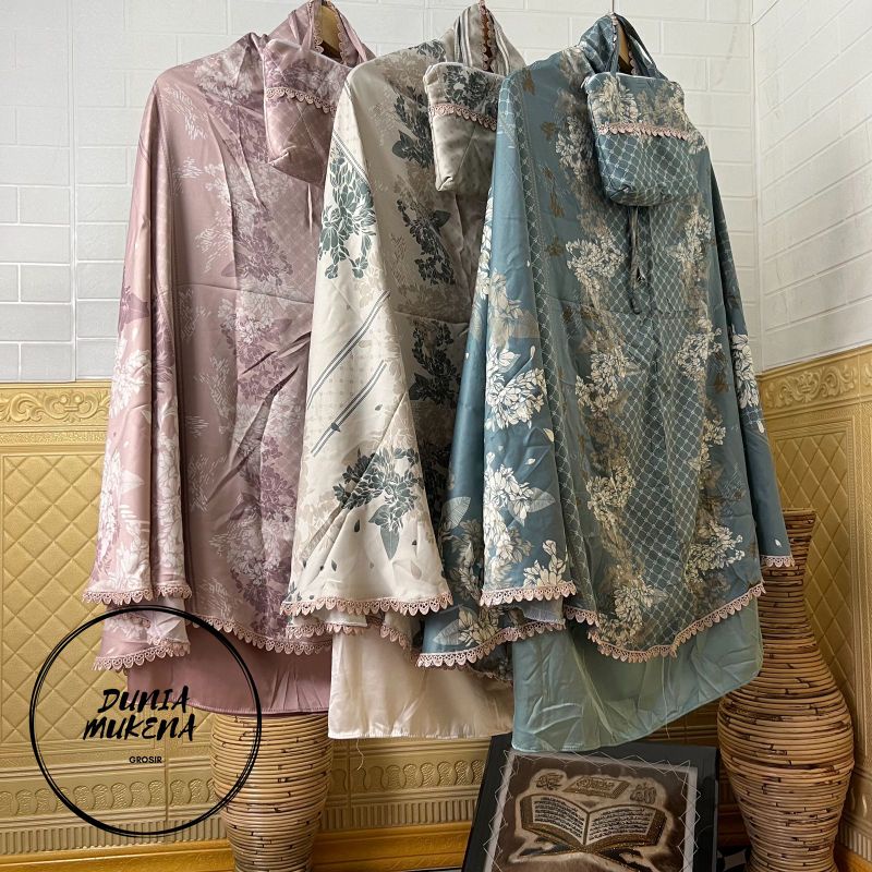 TERBARU///MUKENA ANAK-ANAK///MUKENA ARMANI SILK RENDA PREMIUM