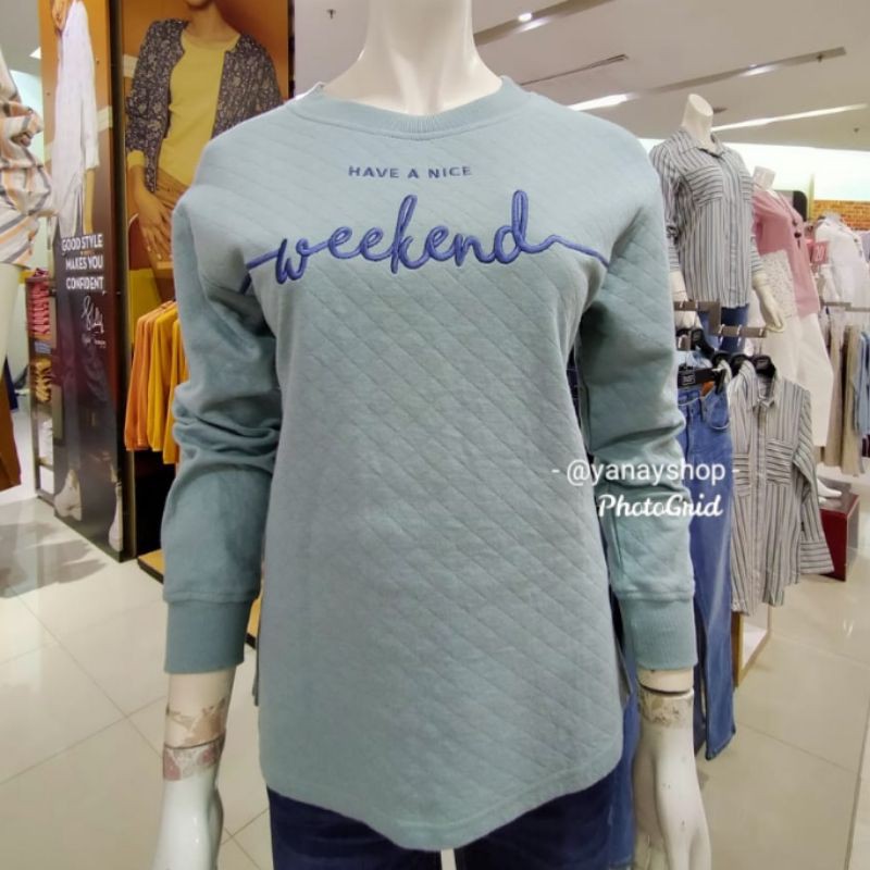 sweater wanita dust jeans original