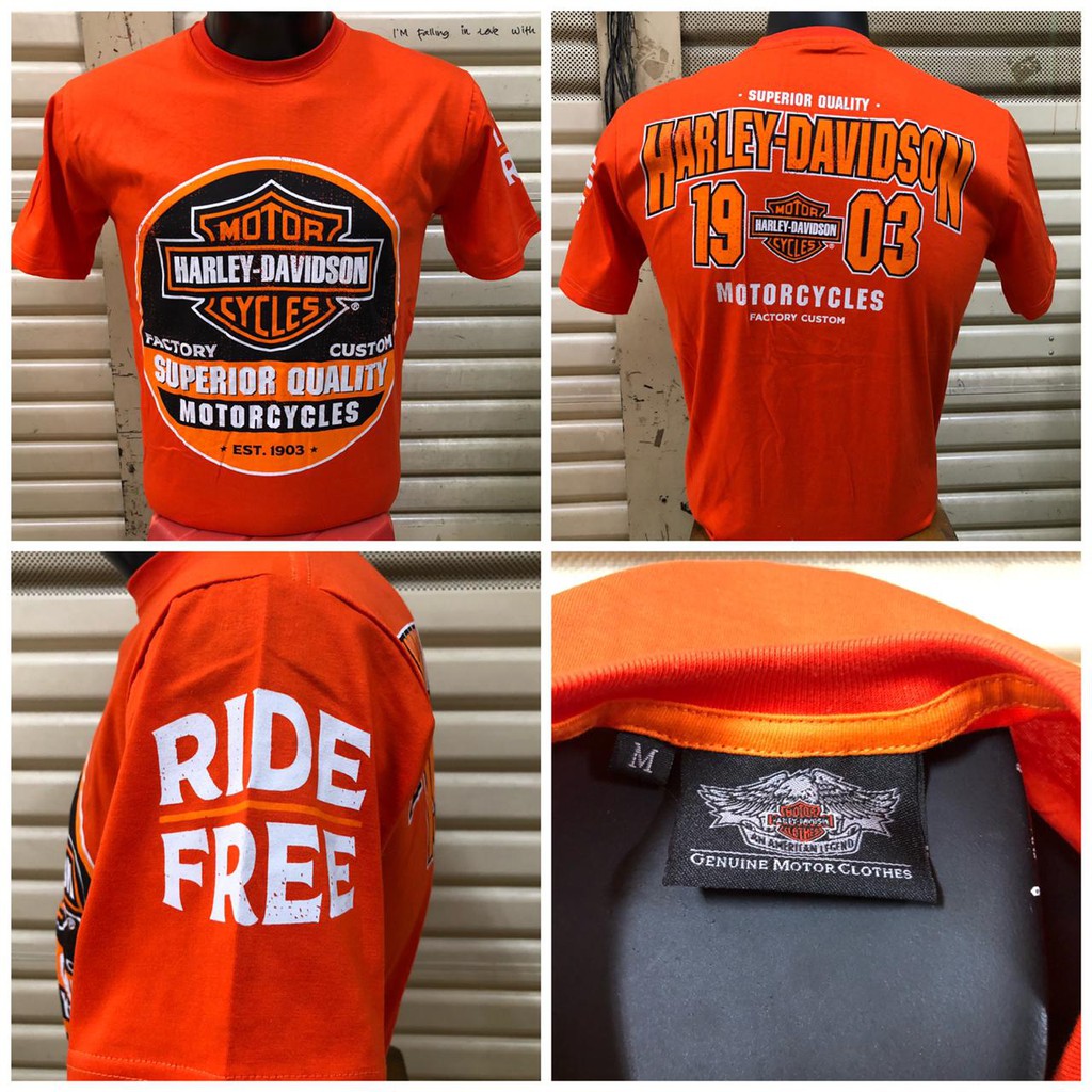 Kaos Harley Davidson - 1903,Orange