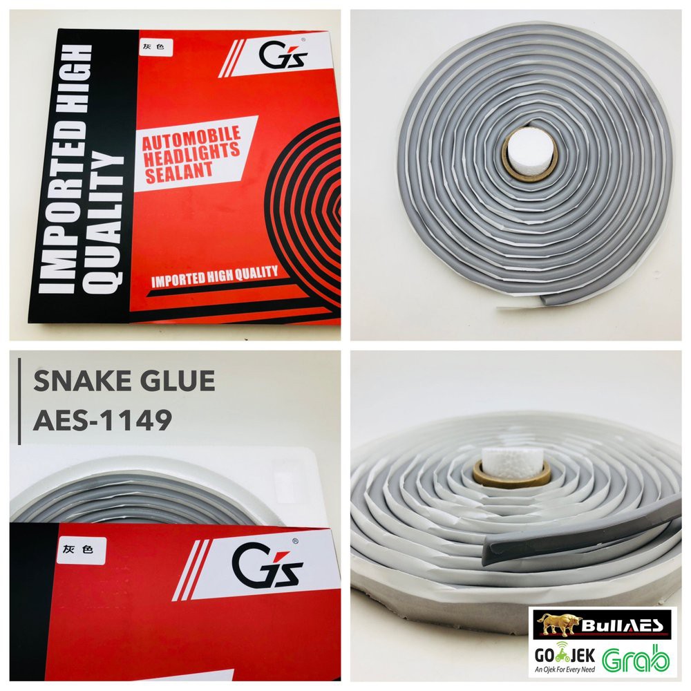 

Lem Mika Headlamp Original I OEM Orgavyl OCI snake glue Butyl Sealant Adhesive for retrofit Terlaris