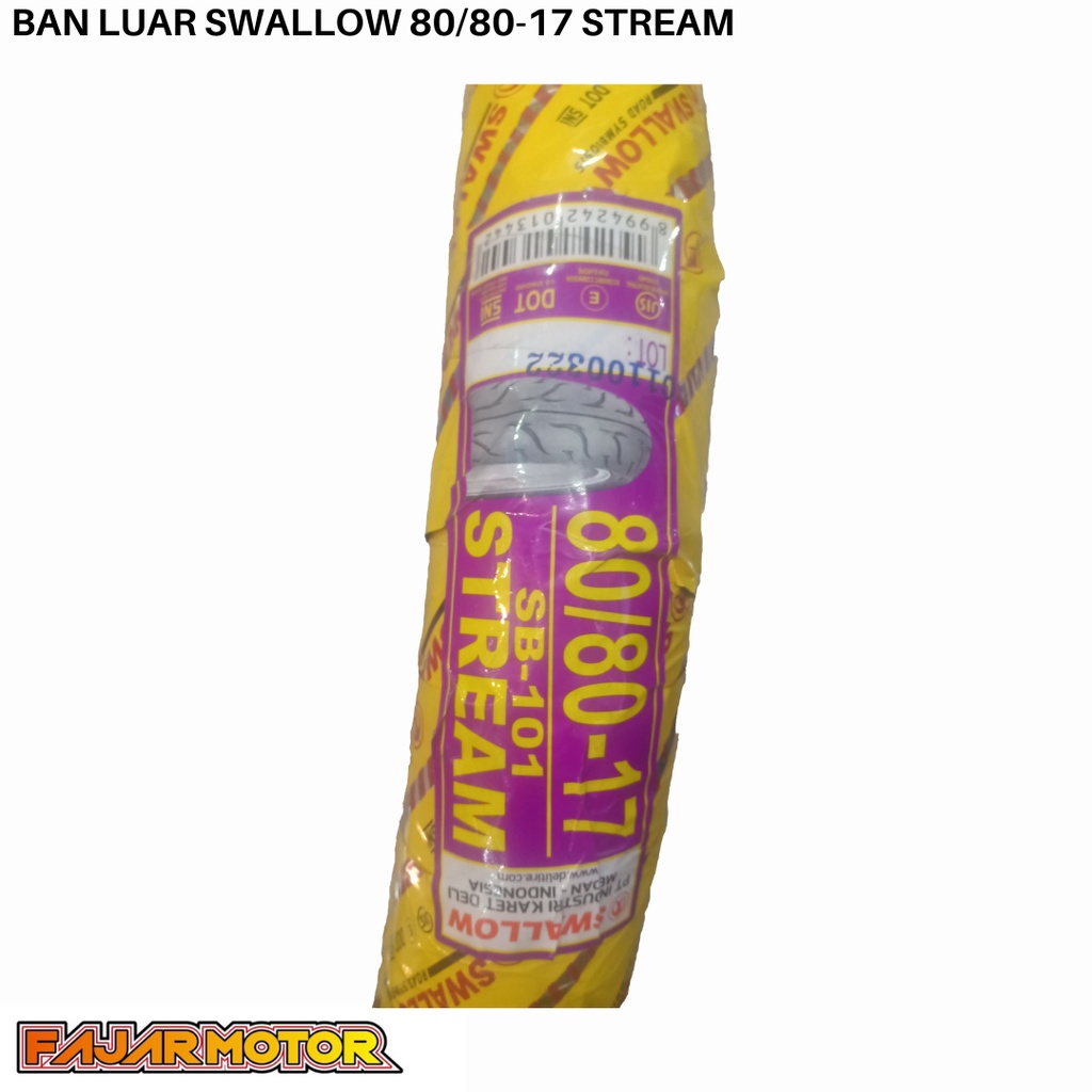 SWALLOW BAN LUAR 80/80-17 SB-101 STREAM TUBETYPE