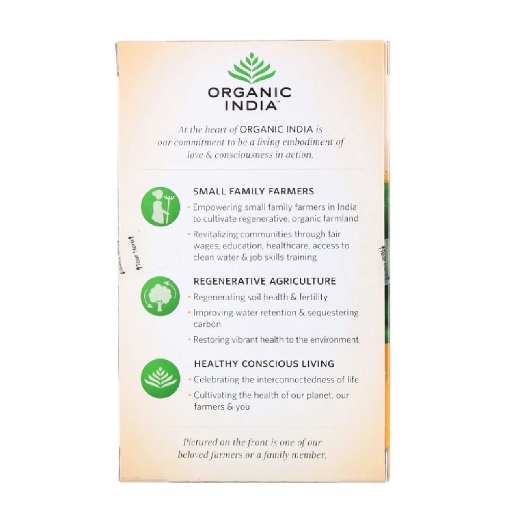 Organic India Tulsi Ashwagandha Stress Relief &amp; Balance Tea 18s x 2g