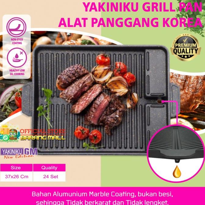 alat Plate Panggangan Sate Ayam Steak Jagung Ikan Sosis Tanpa Arang