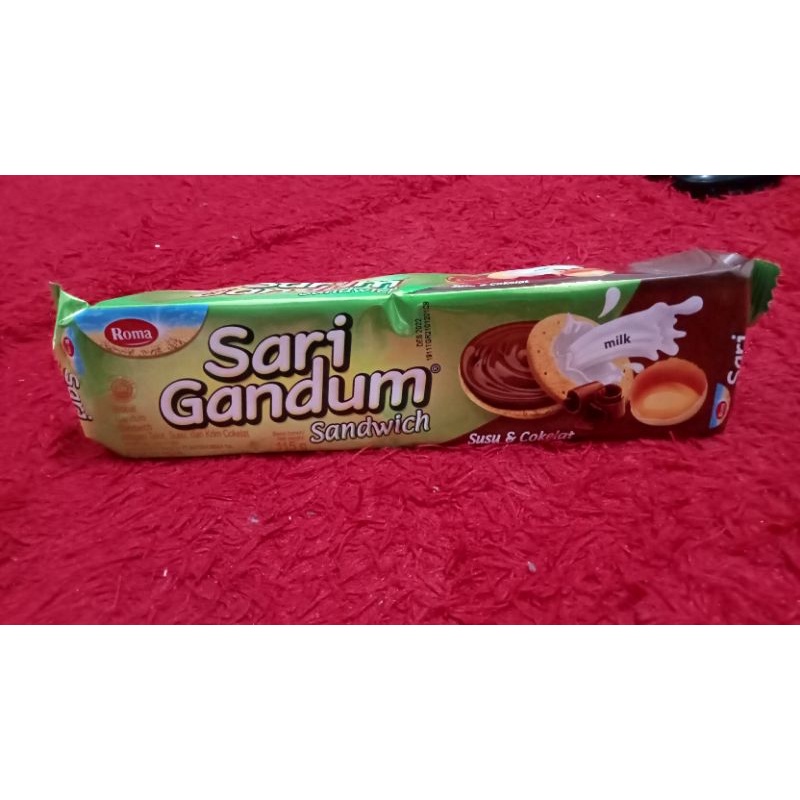 

BISKUIT ROMA SARI GANDUM SANDWICH SUSU DAN KRIM COKLAT