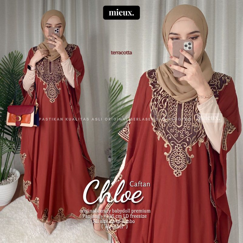 CHLOE KAFTAN kaftan bordir ceruty original mieux isyana