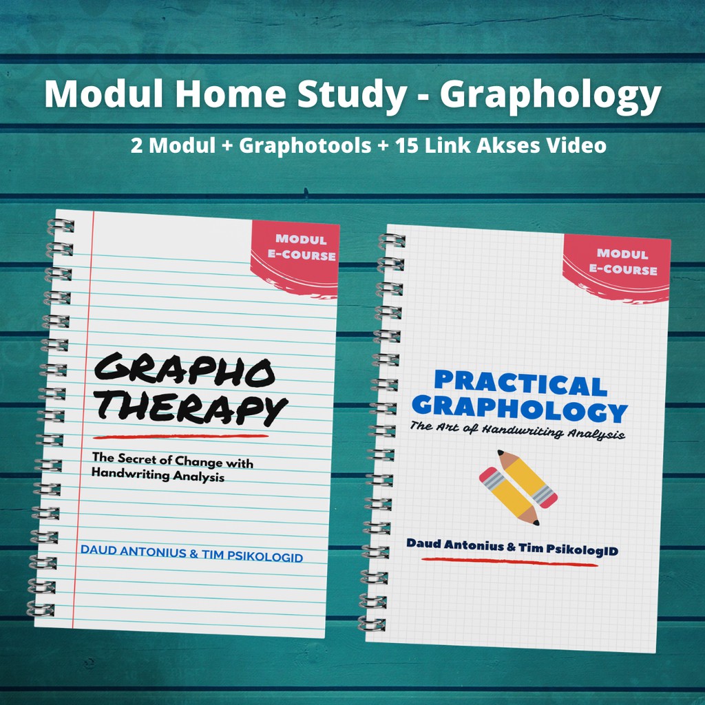 Modul Home Study Graphology Grafologi Analisa Tulisan Tangan Shopee Indonesia