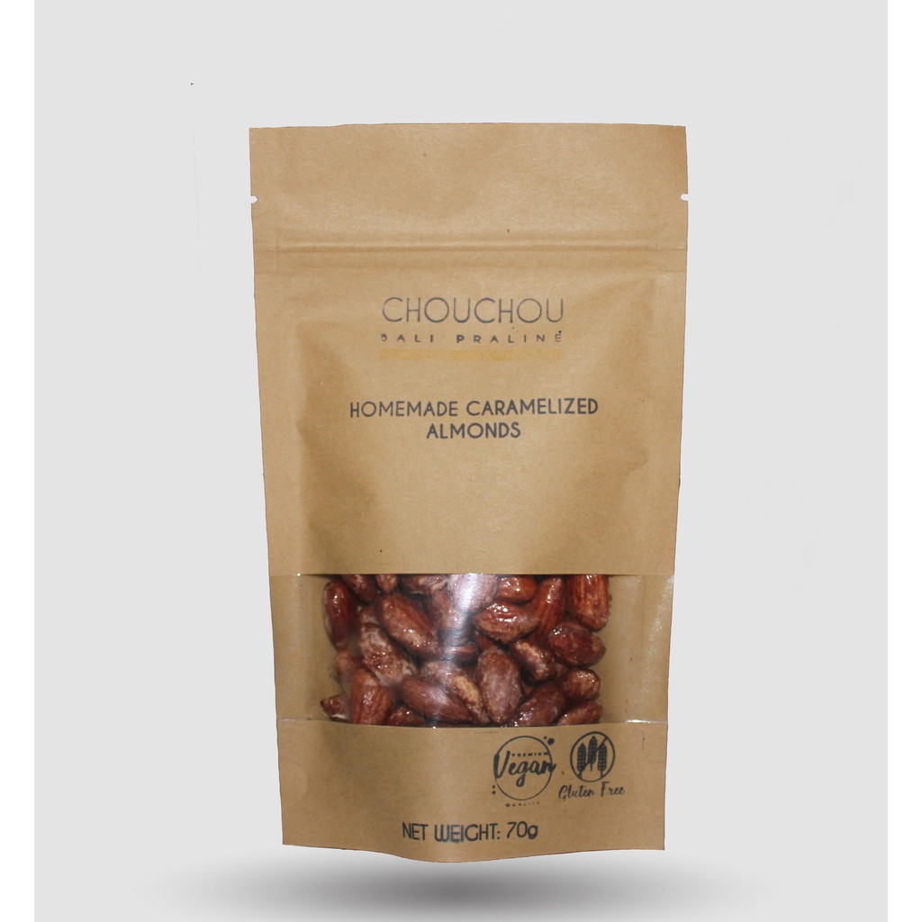 

Homemade Caramelized Almonds- CHOUCHOU Bali Praline - 70g