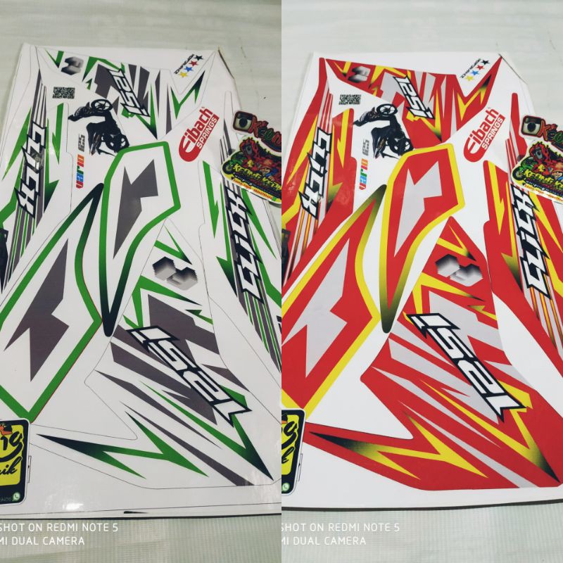 (BISA COD) STRIPING STIKER LIS VARIASI THAILAND MOTOR HONDA VARIO 125 LAMA /OLD CLICK Eibach