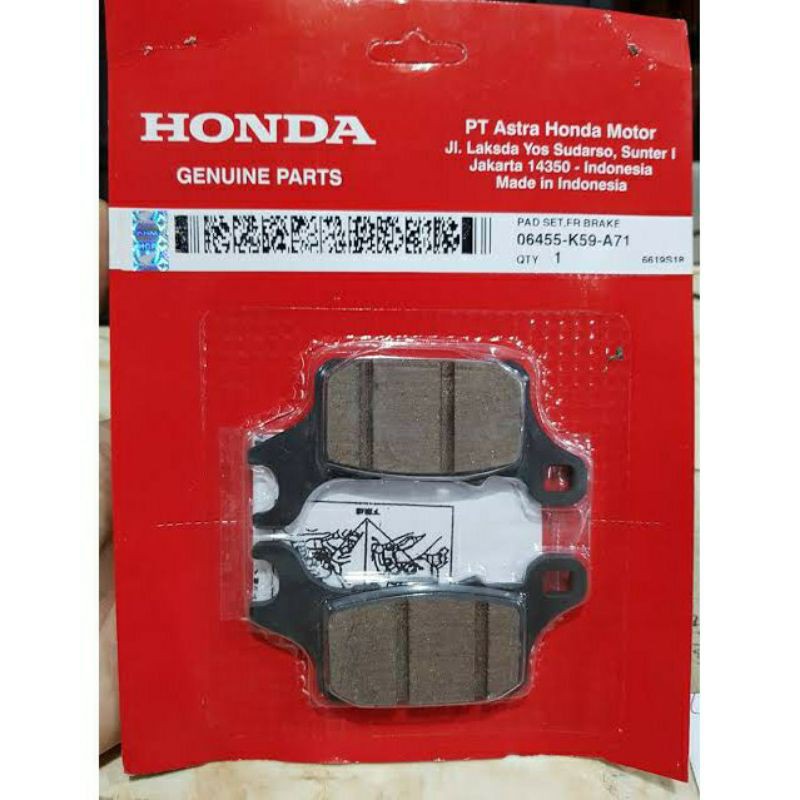 Kampas,rem depan  vario 115 06455-k59-a71