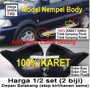 karet footstep foot step tangga jenjang samping kijang new kapsul krista lgx 97 s/d 2005 nempel body