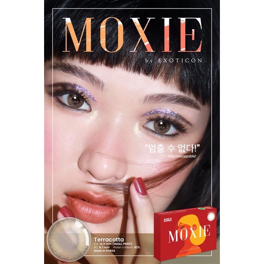 softlens warna moxie diameter kecil lembut