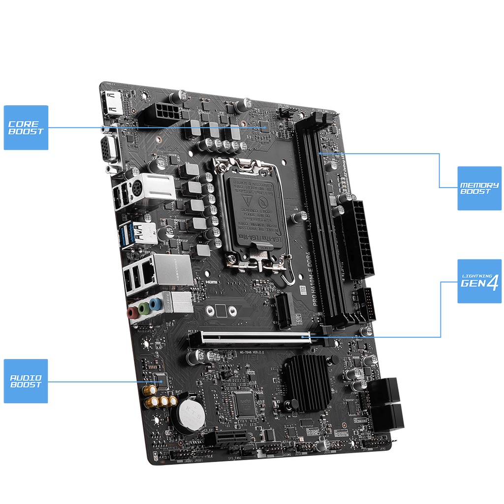 MSI PRO H610M-E DDR4 (Intel LGA 1700, Gen12) NAMPOLL