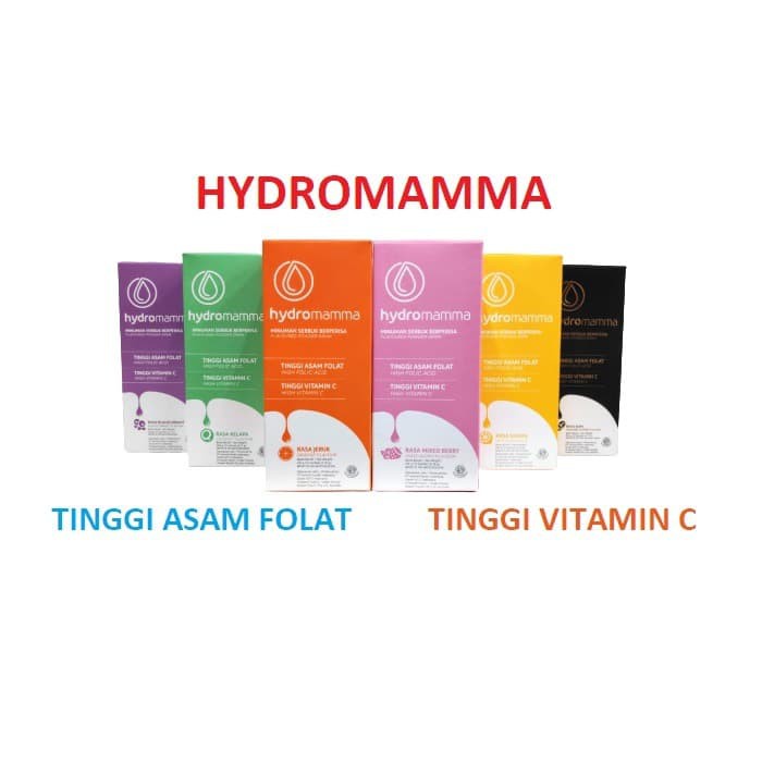 Hydromamma Minuman Bernutrisi Asam Folat dan Vitamin C