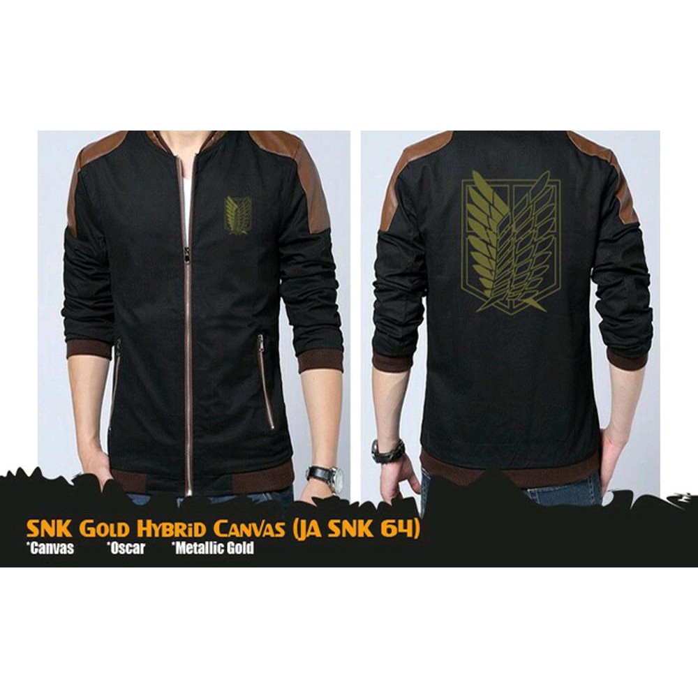 JAKET ANIME - SNK GOLD CANVAS - JA SNK 64