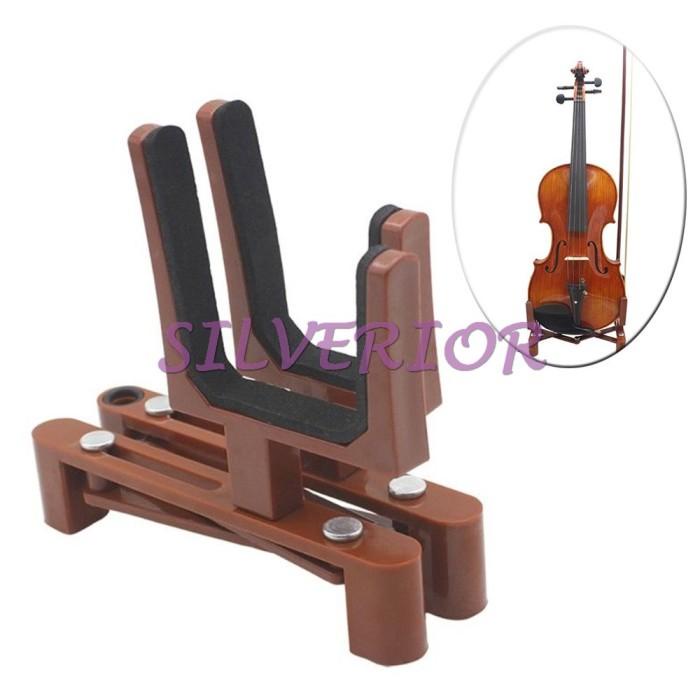Rak Lipat Foldable Holder Stand Tempat Biola Violin and Bow Kualitas Terbaik