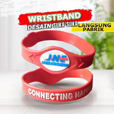 TERIMA JASA BIKIN GELANG KARET PROMOSI MURAH DESAIN SENDIRI CUSTOM DI BANDUNG BISA PAKE RFID