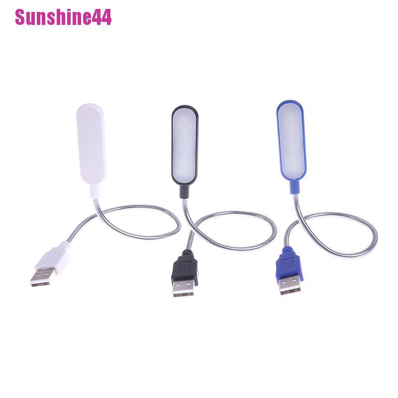 (Sunshine44) Lampu LED Mini USB Flexible Terang Portable Untuk Notebook / PC / Komputer