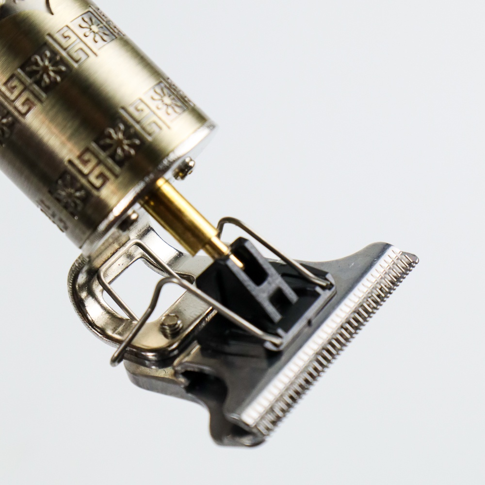 Alat Cukur Elektrik Hair Clipper Ceramic Trimmer USB Rechargerable - WS-T99 - Golden