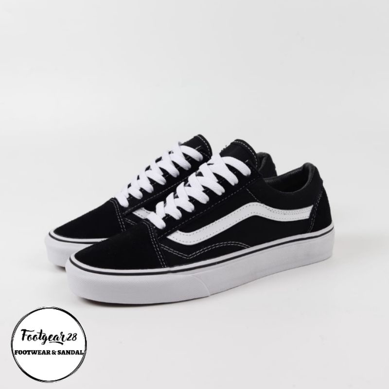 SEPATU VANS OLDSKOOL OG BLACKWHITE PREMIUM TERLARIS