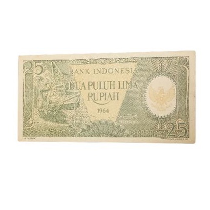 Uang Kuno 25 Rupiah Pekerja 1964