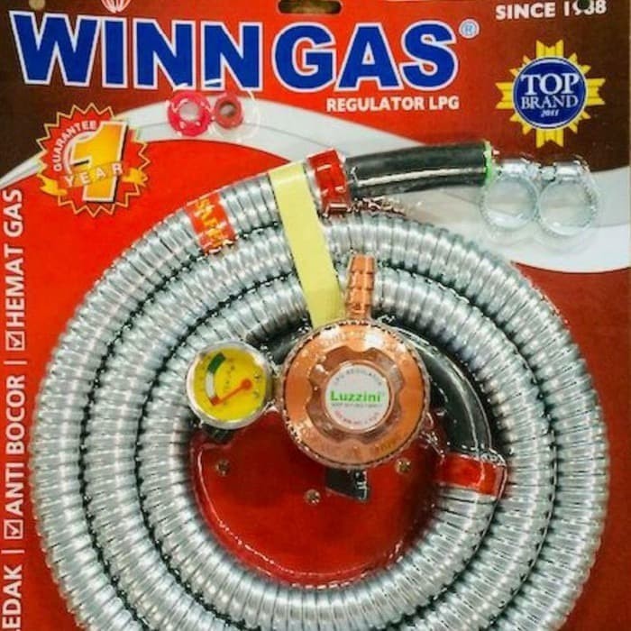 Selang Gas Paket Winn Gas &quot;Luzzini&quot; 1,8 M