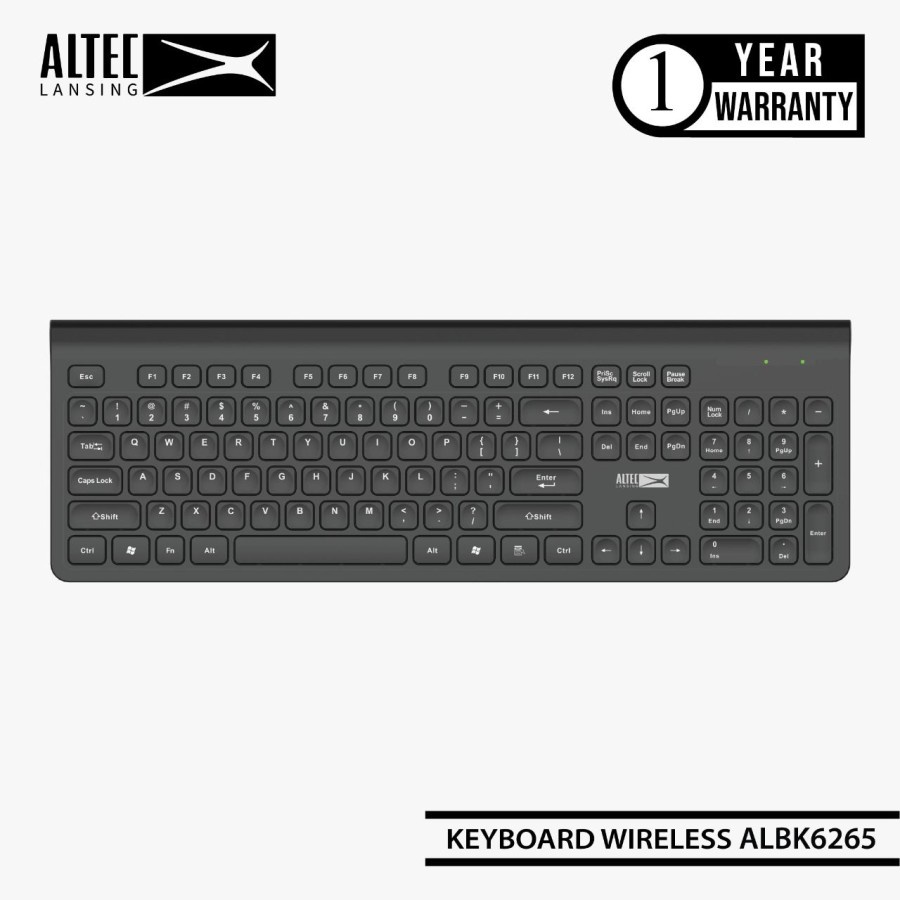 Altec Lansing Keyboard Wireless ALBK6265