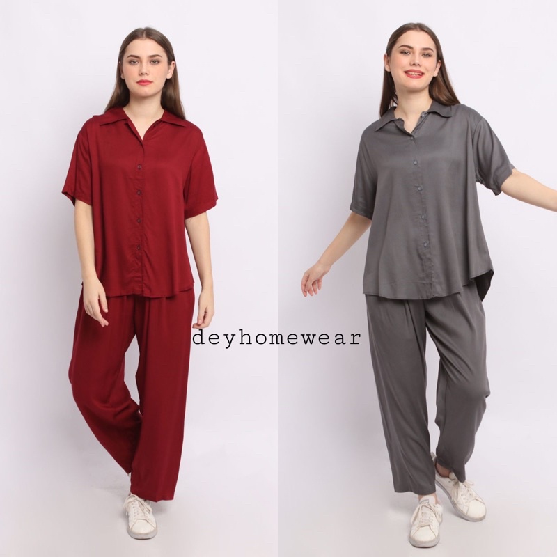 STELAN PIYAMA KANCING JUMBO LD 130,LD 126,LD 120