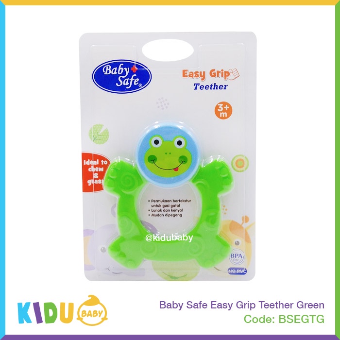 Baby Safe Easy Grip Teether TT002 TT003 Mainan Gigitan Bayi Kidu Baby