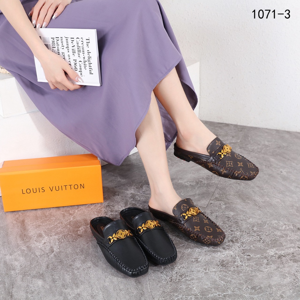 Upper Case Flat Open Back Loafer #1071-3